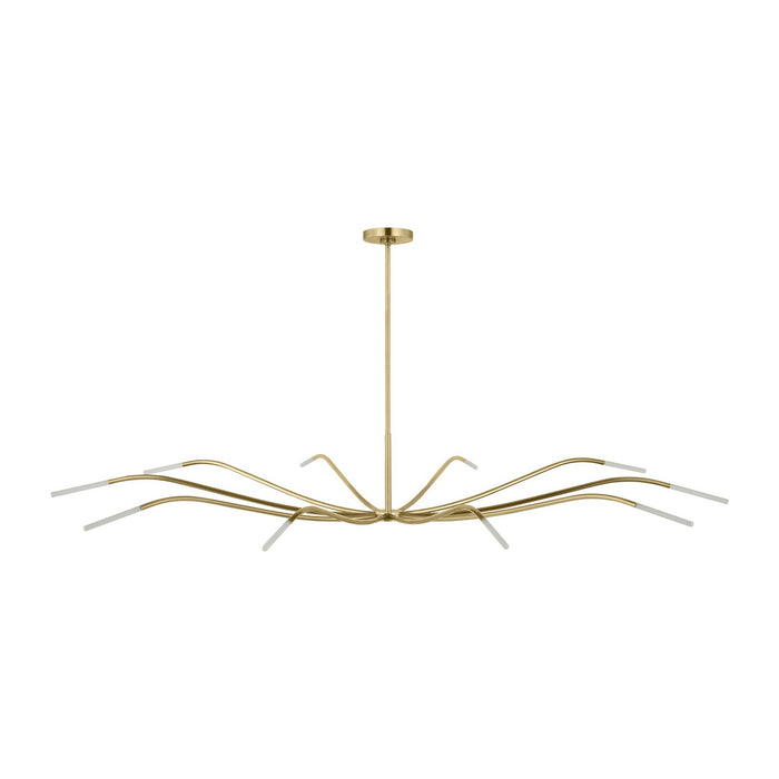 Visual Comfort Modern - SLCH81627HABEG - LED Chandelier - Lajos - Hand-Rubbed Antique Brass