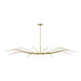Visual Comfort Modern - SLCH81627HABEG - LED Chandelier - Lajos - Hand-Rubbed Antique Brass