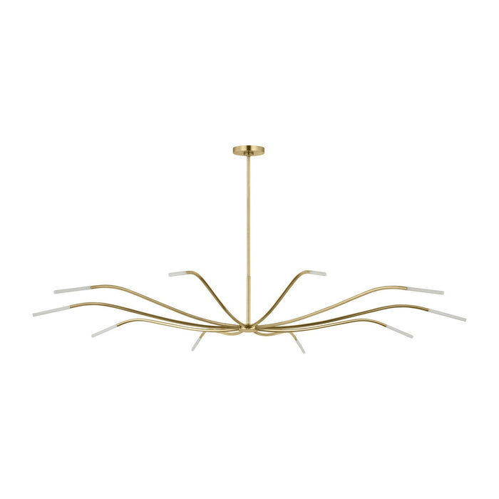 Visual Comfort Modern - SLCH81627HABEG - LED Chandelier - Lajos - Hand-Rubbed Antique Brass