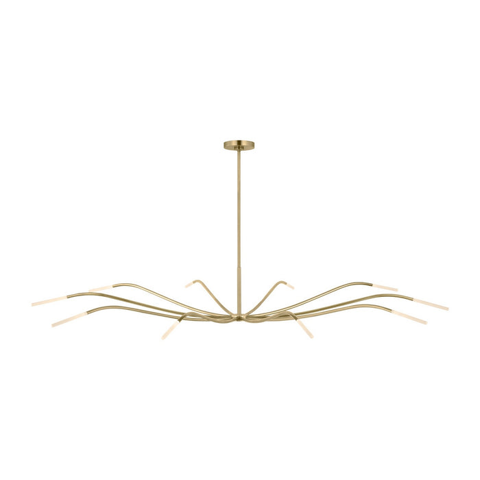 Visual Comfort Modern - SLCH81627HABEG - LED Chandelier - Lajos - Hand-Rubbed Antique Brass