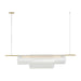 Visual Comfort Modern - PBLS80627HABEG - LED Linear Chandelier - Trace - Hand-Rubbed Antique Brass