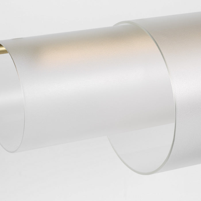 Visual Comfort Modern - PBLS80627HABEG - LED Linear Chandelier - Trace - Hand-Rubbed Antique Brass