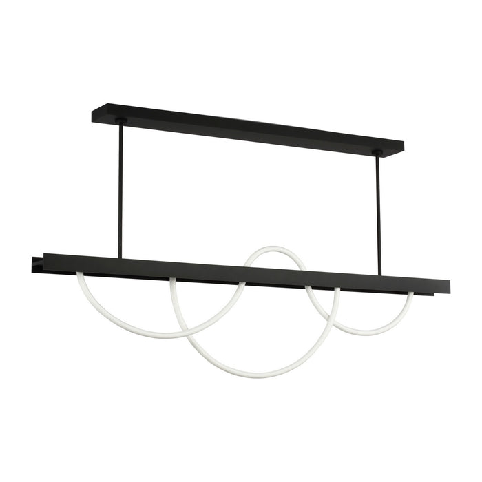 Visual Comfort Modern - SLLS83927B - LED Linear Chandelier - Uneri - Nightshade Black