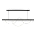 Visual Comfort Modern - SLLS83927B - LED Linear Chandelier - Uneri - Nightshade Black