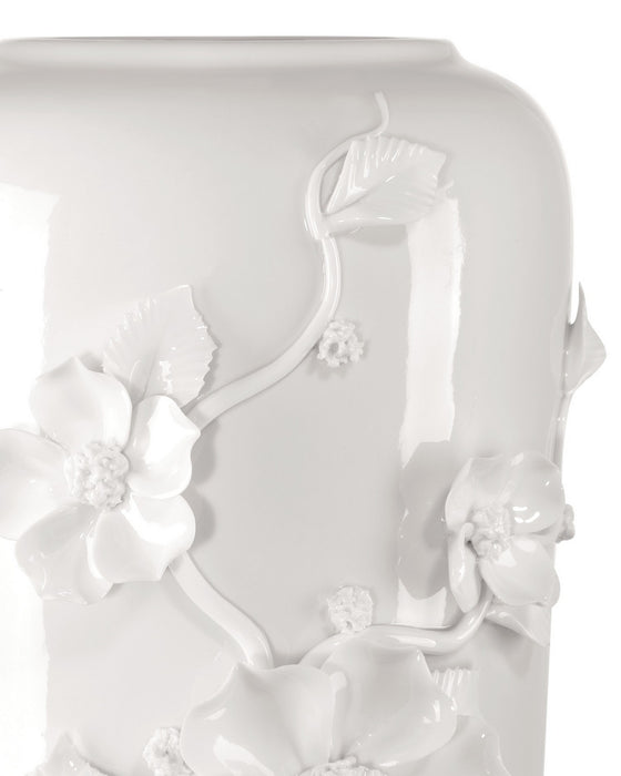 Currey and Company - 1200-0984 - Vase - Flower - White