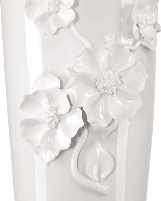 Currey and Company - 1200-0984 - Vase - Flower - White