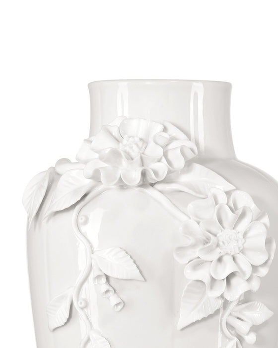 Currey and Company - 1200-0985 - Vase - Flower - White