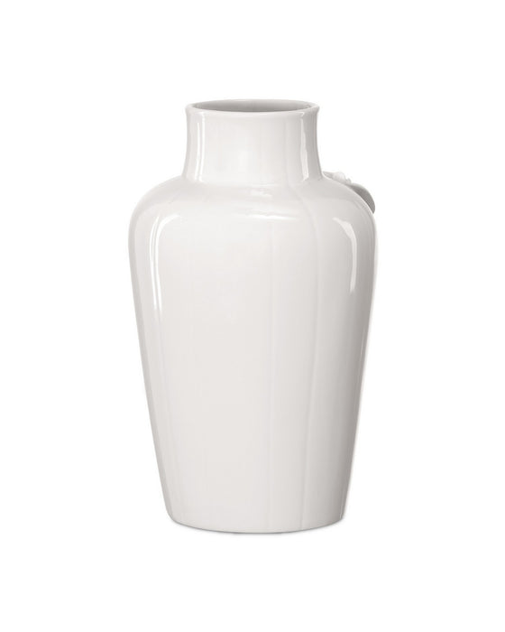 Currey and Company - 1200-0985 - Vase - Flower - White