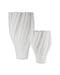 Currey and Company - 1200-1004 - Vase - Whorl - White