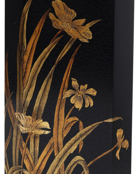 Currey and Company - 1200-1064 - Umbrella Stand - Glasshouse - Black/Gold