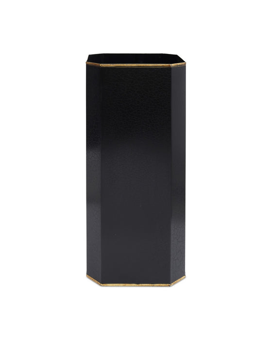 Currey and Company - 1200-1064 - Umbrella Stand - Glasshouse - Black/Gold