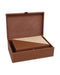 Currey and Company - 1200-1069 - Box Set of 2 - Leather & Raffia - Brown/Natural
