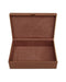 Currey and Company - 1200-1069 - Box Set of 2 - Leather & Raffia - Brown/Natural