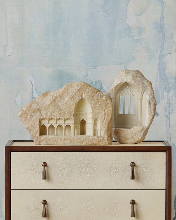 Currey and Company - 1200-1071 - Sculpture - Architectural Remnant - Beige
