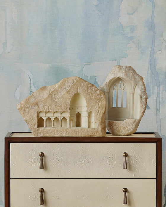 Currey and Company - 1200-1072 - Sculpture - Architectural Remnant - Antique White