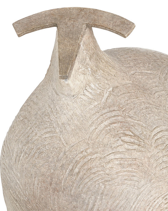 Currey and Company - 1200-1073 - Sculpture - Ancient Ram - Beige/Black