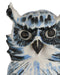 Currey and Company - 1200-1076 - Sculpture - Mina the Owl - Blue/White/Black