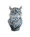 Currey and Company - 1200-1076 - Sculpture - Mina the Owl - Blue/White/Black