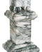 Currey and Company - 1200-1079 - Obelisk - Sorority - Green/Off-White