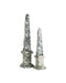 Currey and Company - 1200-1079 - Obelisk - Sorority - Green/Off-White