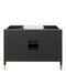 Currey and Company - 3800-0020 - Vanity with Rectangular Undermount Sink - Verona - Black/Natural/White/Champagne