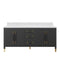 Currey and Company - 3800-0021 - Vanity with Rectangular Undermount Sink - Verona - Black/Natural/White/Champagne