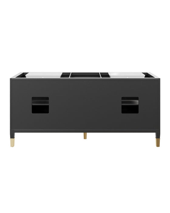 Currey and Company - 3800-0021 - Vanity with Rectangular Undermount Sink - Verona - Black/Natural/White/Champagne