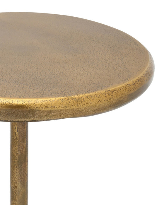 Currey and Company - 4000-0248 - Accent Table - Carillon - Antique Brass