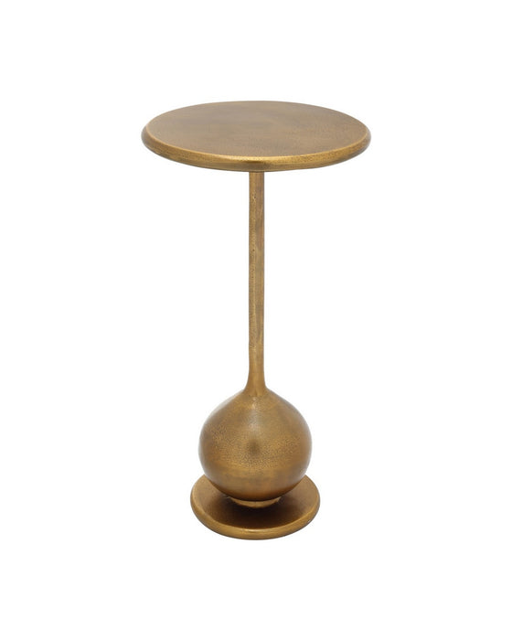 Currey and Company - 4000-0248 - Accent Table - Carillon - Antique Brass