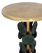 Currey and Company - 4000-0249 - Accent Table - Nasturtium - Antique Brass/Patina Brass