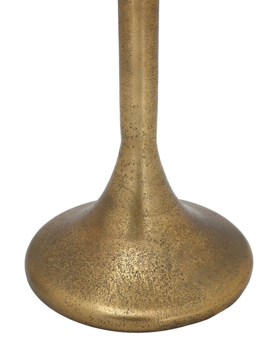 Currey and Company - 4000-0250 - Drinks Table - Wilderness - Antique Brass/Natural