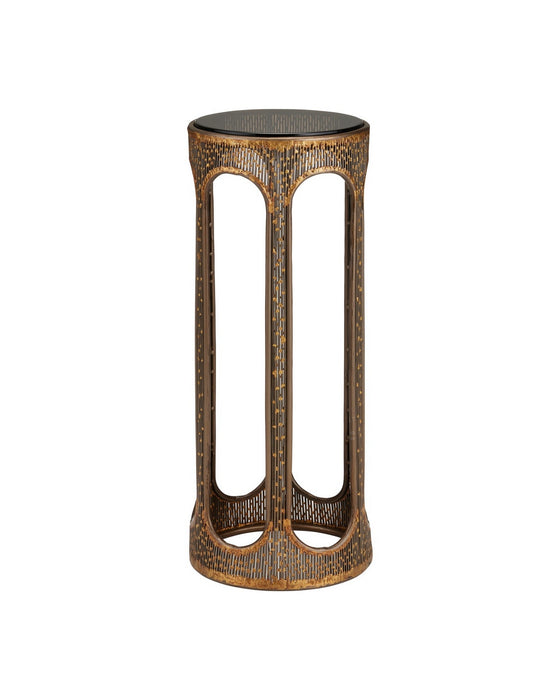 Currey and Company - 4000-0251 - Accent Table - Capella - Coffee Bronze/Smoke