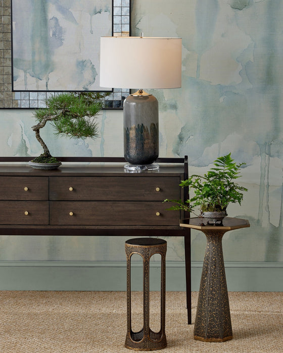 Currey and Company - 4000-0251 - Accent Table - Capella - Coffee Bronze/Smoke