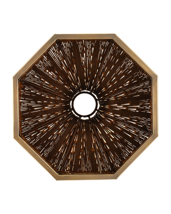 Currey and Company - 4000-0252 - Accent Table - Castor - Iron/Bronze/Smoke