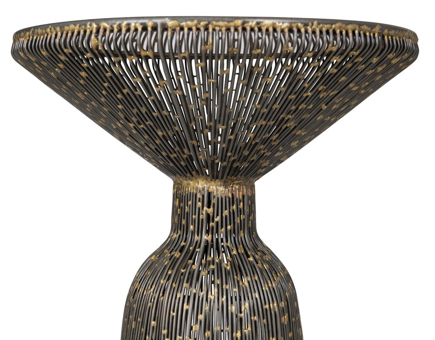 Currey and Company - 4000-0253 - Accent Table - Canopus - Iron/Bronze/Smoke
