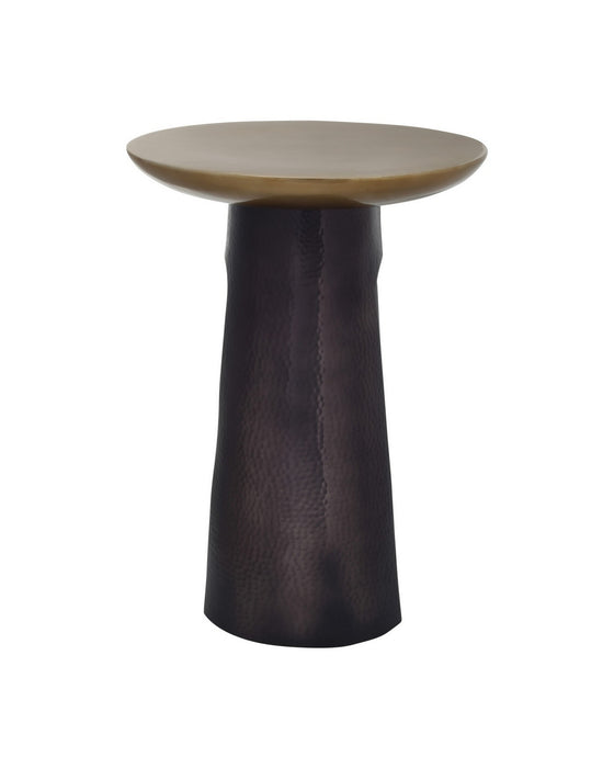 Currey and Company - 4000-0254 - Accent Table - Pince - Black Nickel/Antique Brass