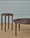 Currey and Company - 4000-0256 - Accent Table - Unity - Antique Bronze/Dark Bronze