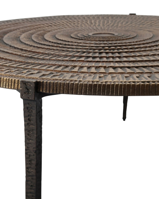Currey and Company - 4000-0257 - Cocktail Table - Unity - Antique Bronze/Dark Bronze