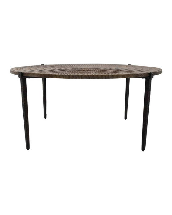 Currey and Company - 4000-0257 - Cocktail Table - Unity - Antique Bronze/Dark Bronze