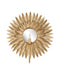 Currey and Company - 5000-0300 - One Light Wall Sconce - Plumage - Antique Brass/Mirror