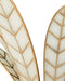Currey and Company - 5000-0301 - Two Light Wall Sconce - Foliatura - Antique Brass/Off-White