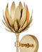 Currey and Company - 5000-0302 - One Light Wall Sconce - Protea - Brass