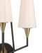 Currey and Company - 5000-0303 - LED Wall Sconce - Hennin - Polished Antique Brass/Oil Rubbed Bronze