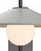 Currey and Company - 5500-0058 - One Light Wall Sconce - Bothy - Natural/Black/Frosted White