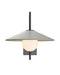 Currey and Company - 5500-0058 - One Light Wall Sconce - Bothy - Natural/Black/Frosted White