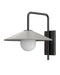 Currey and Company - 5500-0058 - One Light Wall Sconce - Bothy - Natural/Black/Frosted White