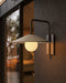 Currey and Company - 5500-0058 - One Light Wall Sconce - Bothy - Natural/Black/Frosted White