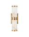 Currey and Company - 5800-0076 - LED Wall Sconce - Brenham - Natural/Vintage Brass