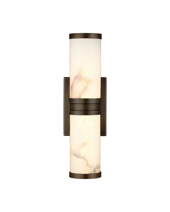 Currey and Company - 5800-0078 - LED Wall Sconce - Brenham - Natural/Oil Rubbed Bronze