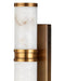 Currey and Company - 5800-0079 - LED Wall Sconce - Brenham - Natural/Vintage Brass